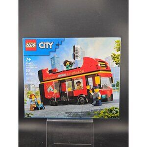 LEGO City 60407 Double-Decker Sightseeing Bus Building Toy Set 384 Pieces Age 7+